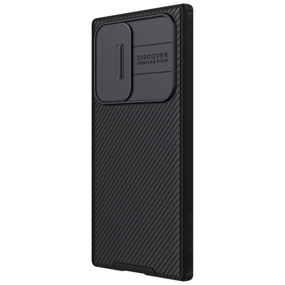 Carcasă blindată Nillkin pentru Samsung Galaxy S23 Ultra, CamShield Pro, negru