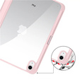 Husă pentru iPad 10.9 2022 10 Gen, Smartcase Hybrid, cu spațiu pentru stylus, roz