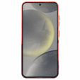 Carcasa pentru Samsung Galaxy S25+ Plus, Carbon Fiber MagSafe, portocaliu