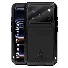 Carcasă blindată cu sticlă temperată pentru iPhone 17 Pro Max