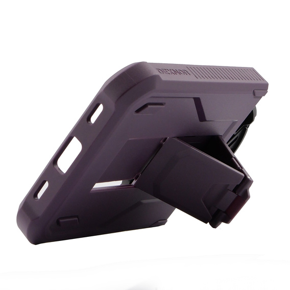 Husa blindată pentru Samsung Galaxy Z Flip 4 5G, Dexnor Clip Holder, violet