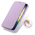 Husă Dux Ducis pentru iPhone Air, Skin X Pro, cu clapetă, pentru MagSafe, violet