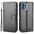Cu clapetă pentru Motorola Edge 40 Pro, Wallet, negru