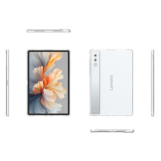 Husă pentru Lenovo Yoga Tab Plus, silicon, transparentă