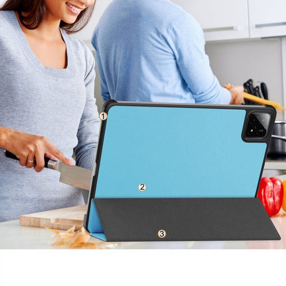 Husă pentru Xiaomi Pad 7 / 7 Pro, Smartcase, albastru