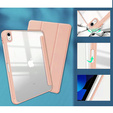 Husă pentru iPad 10.9 2022 10 Gen, Smartcase Hybrid, cu spațiu pentru stylus, roz