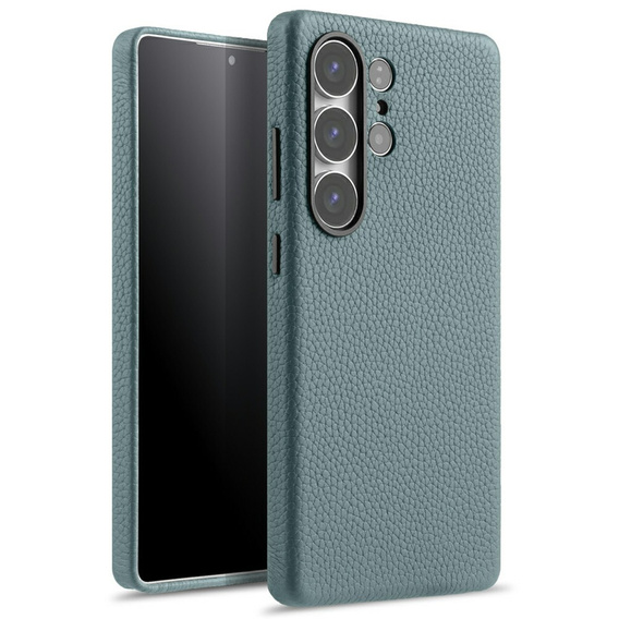 Carcasă MELKCO pentru Samsung Galaxy S25 Ultra, din piele, albastru