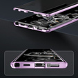Husa pentru Samsung Galaxy S23, Magnetic Dual Glass, violet