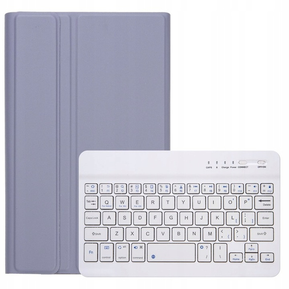 Carcasă + tastatură Samsung Galaxy Tab S9 FE, Leather Pen Slot, caz albastru