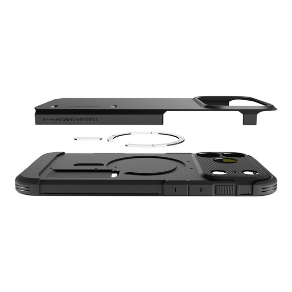 Carcasă Spigen pentru iPhone 17 Pro Max, Tough Armor T Mag MagSafe, negru