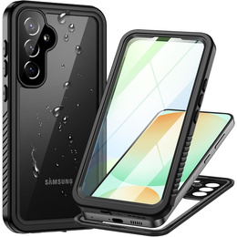 Husă impermeabilă IP68 pentru Samsung Galaxy S24 FE, Redpepper, negru