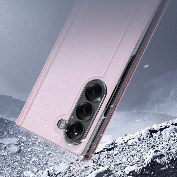 Husă Dux Ducis pentru Samsung Galaxy Z Fold7 5G, Bril, roz