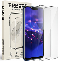 2x sticlă călită pentru Huawei Mate 20 Lite, ERBORD 9H Hard Glass pe ecran