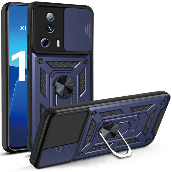 Husă blindată pentru Xiaomi 13 Lite, CamShield Slide, albastru
