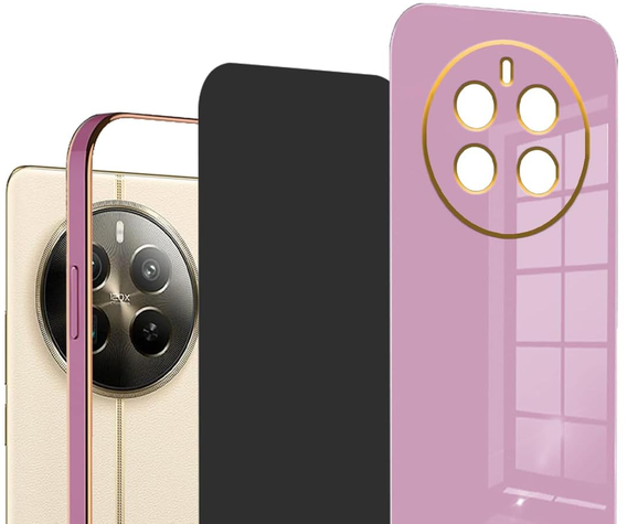 Husă pentru Realme 12 Pro 5G / 12 Pro+ 5G, Glamour CamShield, violet