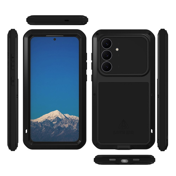 Husă blindată cu sticlă temperată pentru Samsung Galaxy S25 FE