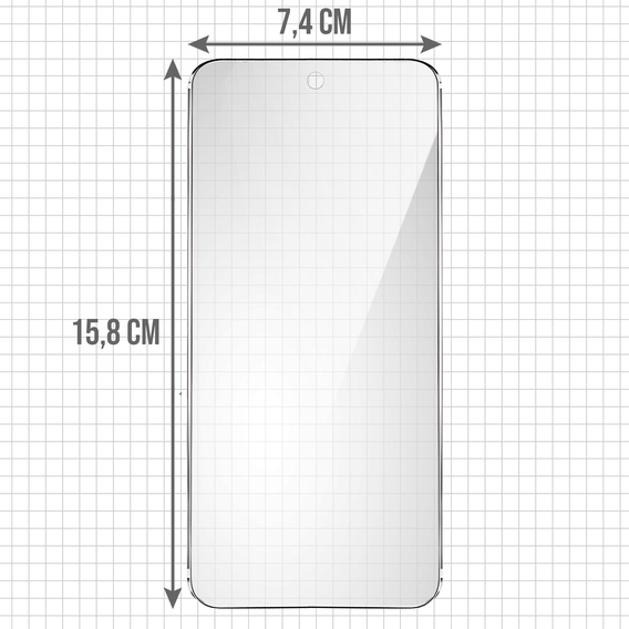 2x sticlă temperată ERBORD 3D pentru Realme GT 8 Pro