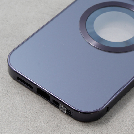 Husă pentru iPhone 13 Pro Max, Dual Glass, pentru Magsafe, violet