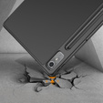 Husă pentru Lenovo Tab P12, Smartcase cu spațiu pentru stylus, negru
