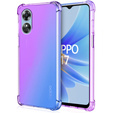 Husa pentru Oppo A17, Gradient Dropproof, Violet / albastru