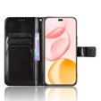 Cu clapetă pentru Honor 400 Pro 5G, Crazy Horse Wallet, negru