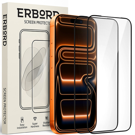 Sticlă temperată 3D - set de 2 pentru iPhone 17 Pro Max