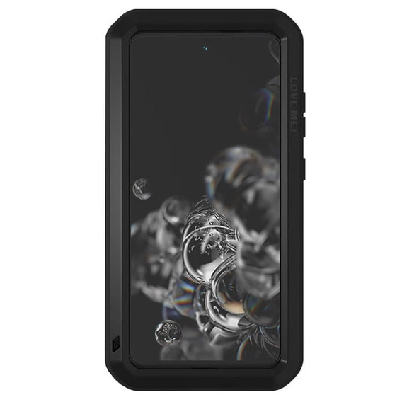 Love Mei Huse pentru Samsung Galaxy S21 FE, armored with glass, negru