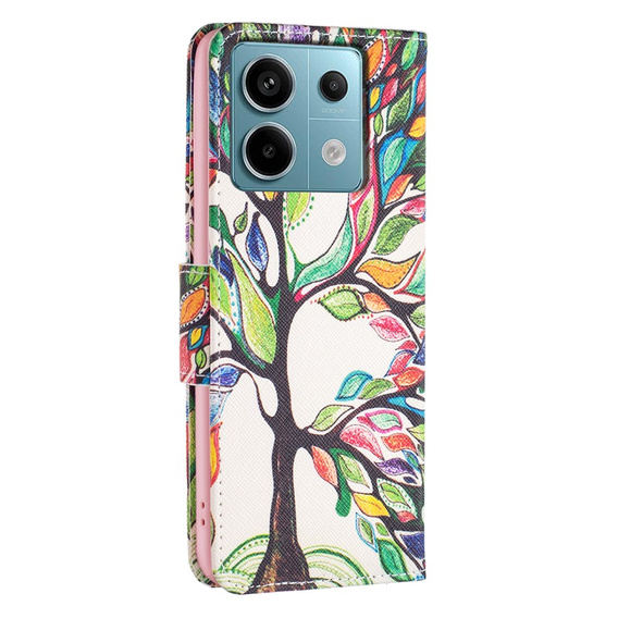Cu clapetă pentru Xiaomi Redmi Note 13 Pro 5G, Wallet, Tree of Life