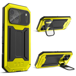 Carcasă blindată R-JUST cu protecție pentru ecran și suport pentru iPhone 17 Pro Max