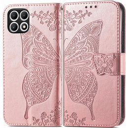 Cu clapetă pentru T Phone 2 5G, Butterfly, roz rose gold