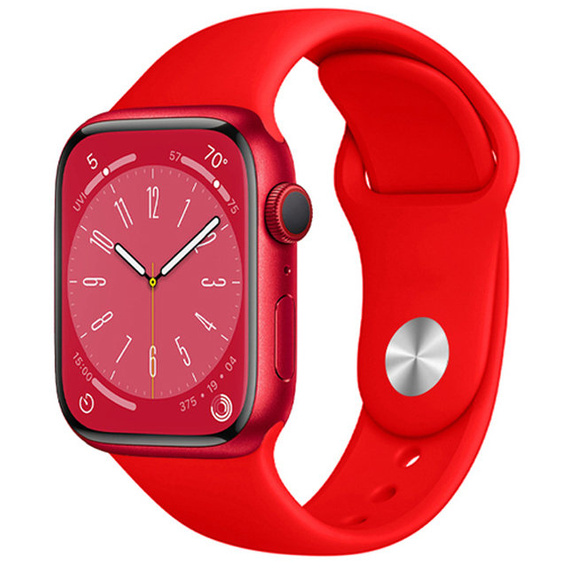Pasek Silikonowy do Apple Watch 1/2/3/4/5/6/7/8/SE/ULTRA 42/44/45/49mm, Czarny