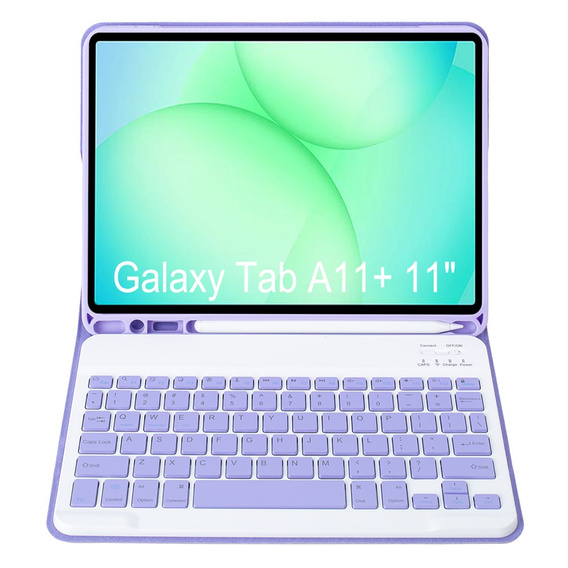 Husă cu tastatură pentru tableta Samsung Galaxy Tab A11+