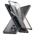 Carcasa Magnetic Dual Glass MagSafe pentru Samsung Galaxy S24 Ultra, negru
