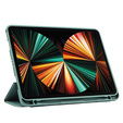 Husă pentru iPad Pro 11 2021/2022, Smartcase cu spațiu pentru stylus, verde