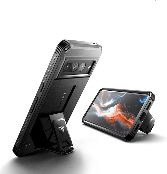 Husă blindată pentru Google Pixel 7 Pro, Dexnor Full Body, negru