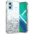 Huse pentru Realme 9i / Oppo A96, Glittery, de argint