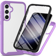Carcasă pentru Samsung Galaxy S24, Shockproof, cu folie, violet