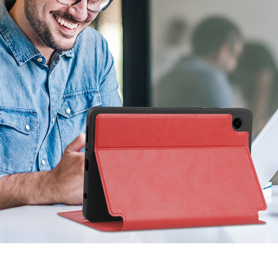 Huse pentru Samsung Galaxy Tab A9, Business Card, roșu