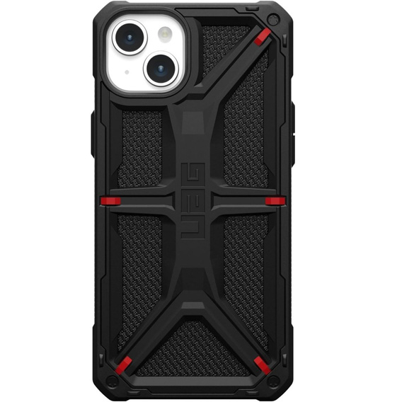 Carcasă Urban Armor Gear pentru iPhone 15 Plus, Monarch, Kevlar negru