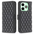Cu clapetă pentru Infinix Hot 40i, Wallet, BINFEN COLOR, negru