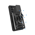 Husă blindată pentru Samsung Galaxy A05s, CamShield Slide, negru