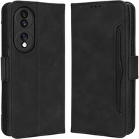 Cu clapetă pentru Honor 70 5G, Card Slot, negru