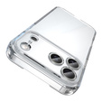Manșon din silicon pentru iPhone 17 Pro Max, cu spate dur, transparent
