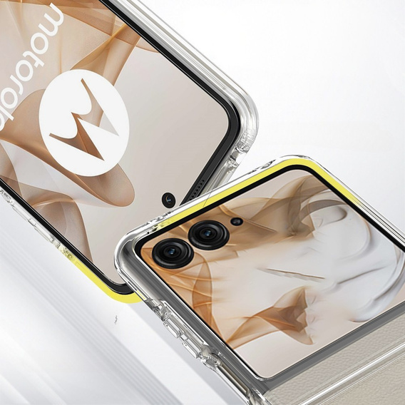 Huse pentru Motorola Razr 50 5G, Fusion Hybrid, transparentă