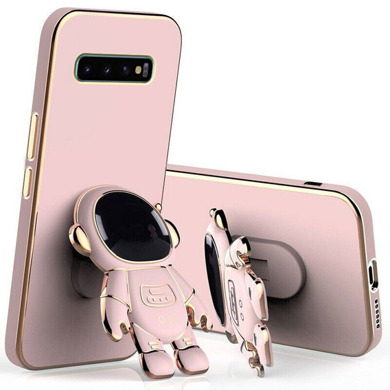 Huse pentru Samsung Galaxy S10 Plus, Astronaut, roz rose gold