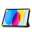 Husă pentru iPad 10.9 2022 10 Gen, Smartcase cu spațiu pentru stylus, negru