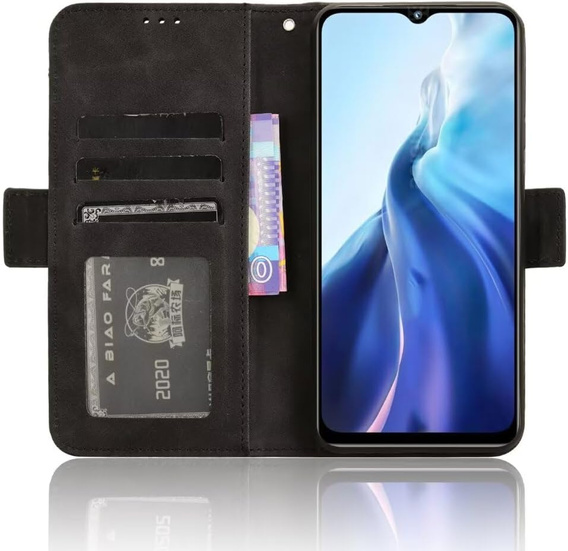 Cu clapetă pentru Realme Note 70T 4G, Card Slot, negru