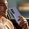 Husă cu clapetă pentru Samsung Z Fold5 5G, Smart View Wallet, lavanda