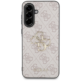 GUESS Huse pentru Samsung Galaxy A56 5G, 4G Big Metal Logo, roz