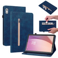 Huse pentru Lenovo Tab M9, Wallet Pen Slot, albastru